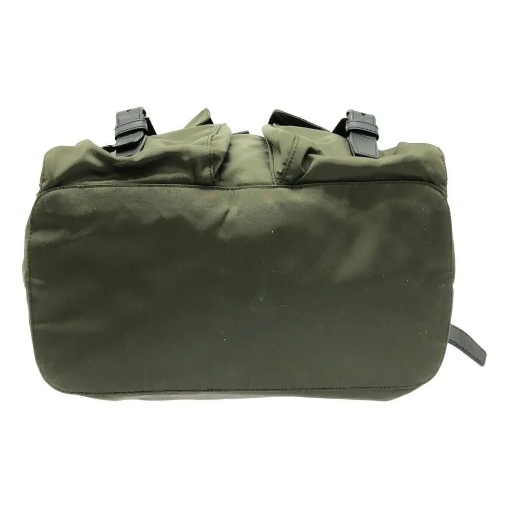 Auth Prada - Dark Green Black Nylon #99191P75B - Picture 4 of 13